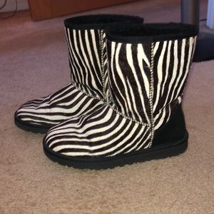 UGG Australia Zebra Women’s Short Boots